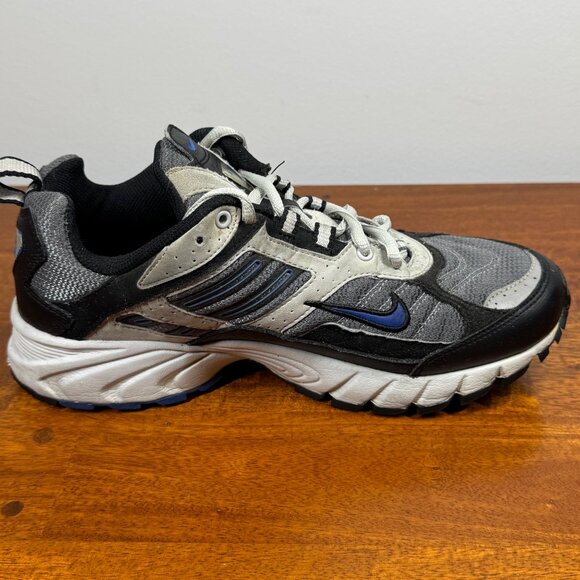 Nike Shoes Mens 8 Scrambles Hiking Trail Sneakers 313388-041 Grey Royal - Picture 5 of 11